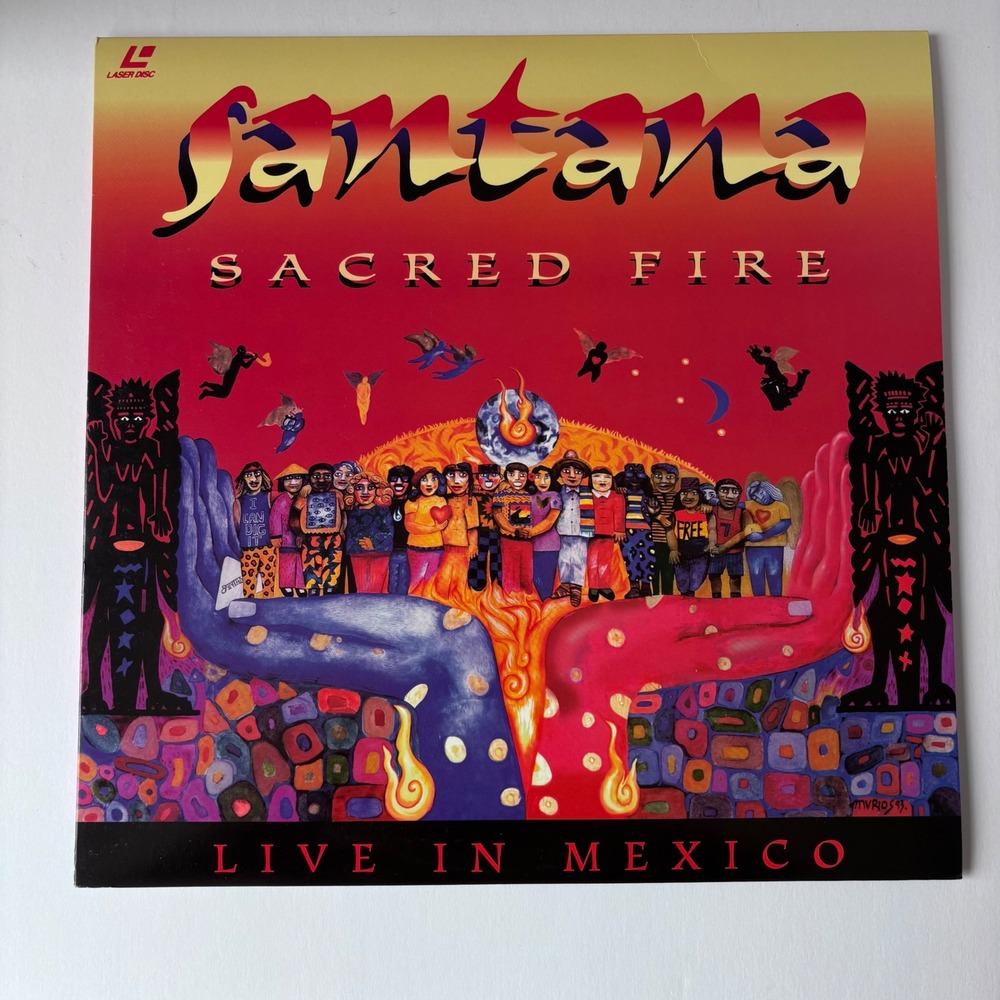 Santana Sacred‎ Fire Laserdisc 1993 Live in Mexico Concert Carlos Santana Music